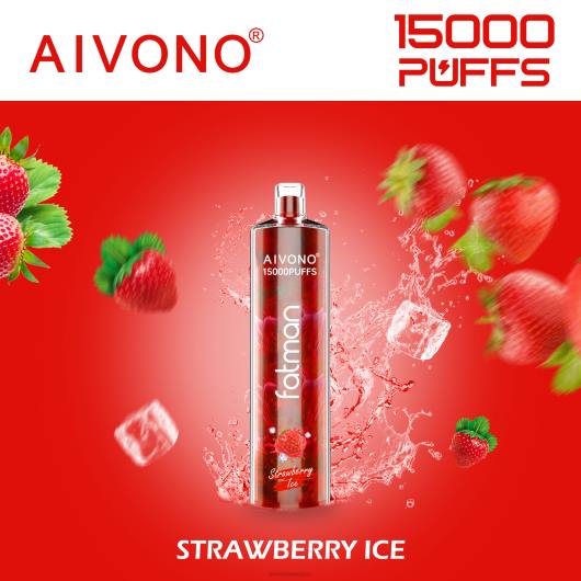 hielo de fresa Aivono FATMAN 15000 TRF411 | Aivono Vaper